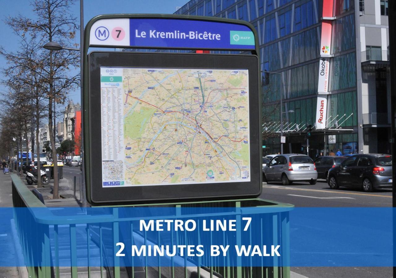 Beausoleil Studio Metro Paris Sud Le Kremlin-Bicetre ภายนอก รูปภาพ